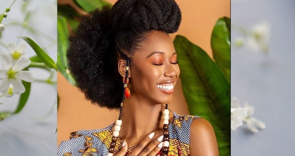 beautiful-african-girl with natural hair-fulani hairstyles-femme noire belle coiffure afro