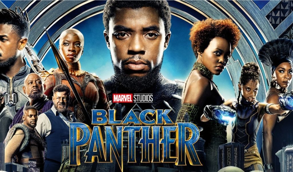 Black Panther (Wakanda) avec Chadwick Boseman, Lupita Nyong'o, Danai Gurira, Angela Bassett
