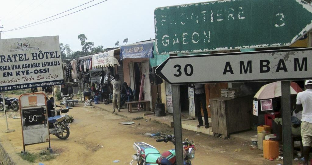 Kye-Ossi, ville frontalière entre le Cameroun, le Gabon et la Guinée Equatoriale