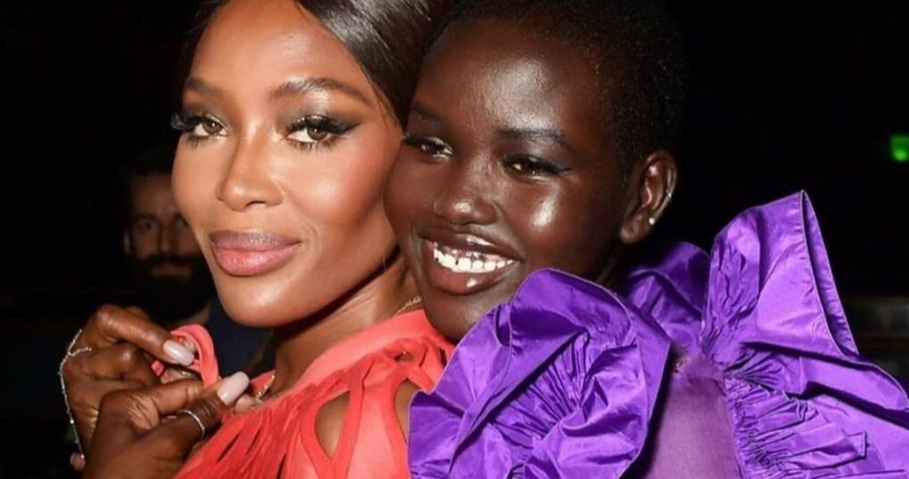 Naomi Campbell & Adut Akech (Fashion For Relief Show, London)