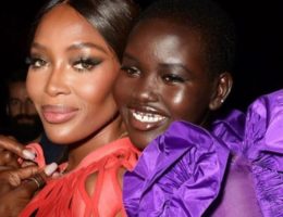 Naomi Campbell & Adut Akech (Fashion For Relief Show, London)