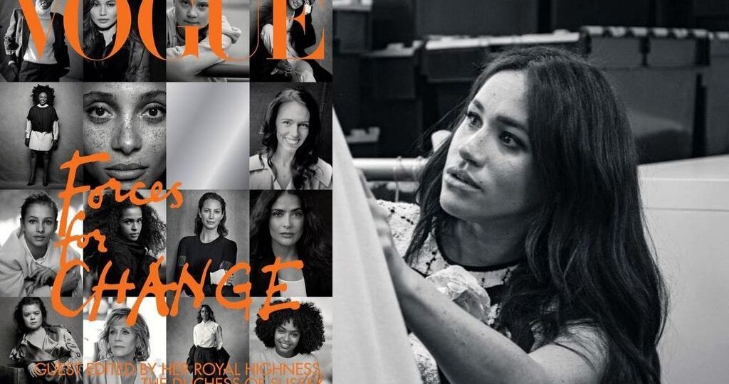Dzaleu.com - African Lifestyle Magazine - Vogue September Issue Forces For Change with Megan Markle / Photomontage : DR