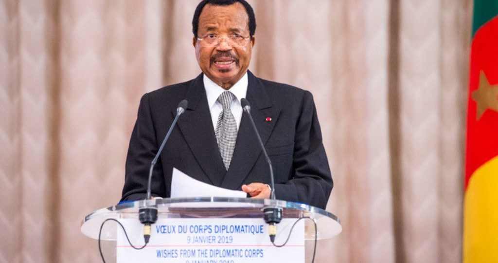 Paul Biya, président du Cameroun