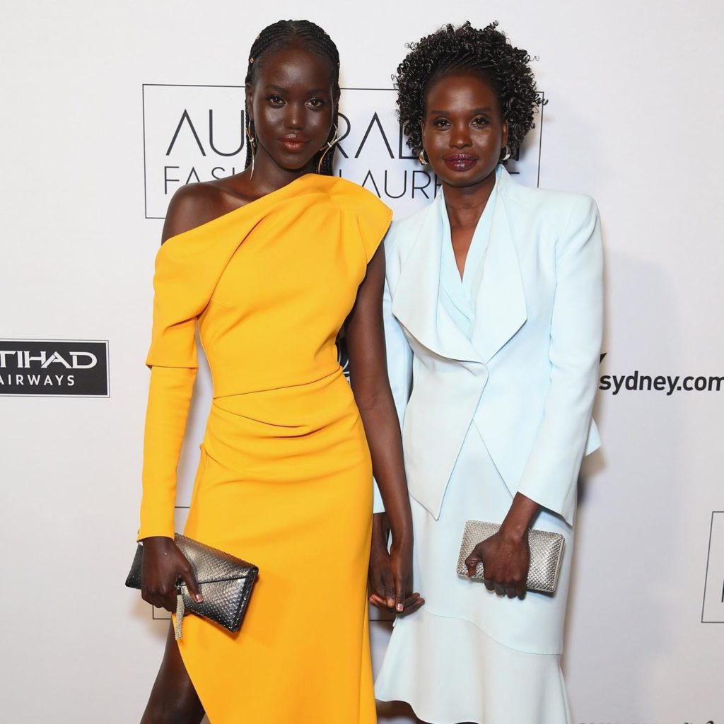 Adut Akech and her lovely mother / DR