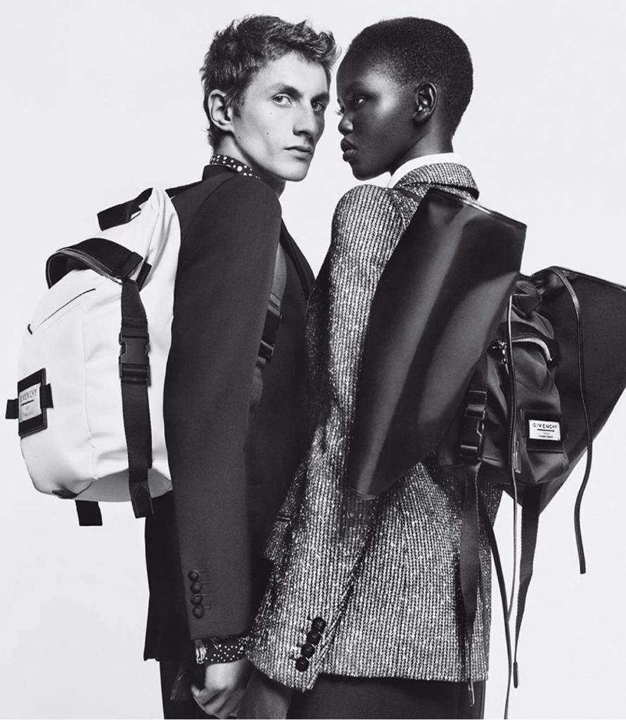 DZALEU.COM : African Lifestyle Magazine - Adut Akech & Henry Kitcher Givenchy campagne Winter of Eden Automne-Hiver 2019-2020