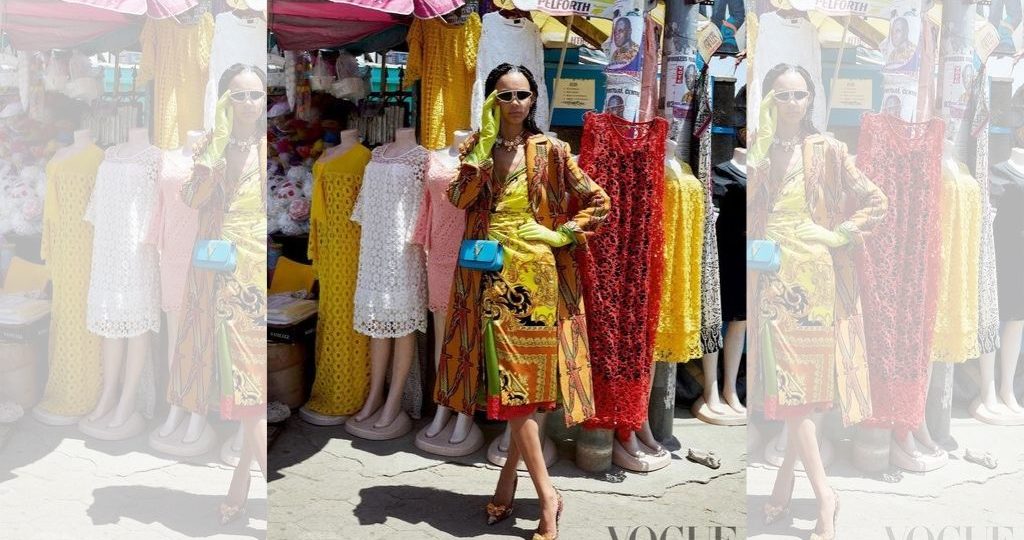 DZALEU.COM : African Lifestyle Magazine - Binx Waltons Shooting at Accra, Ghana (British Vogue October 2019)