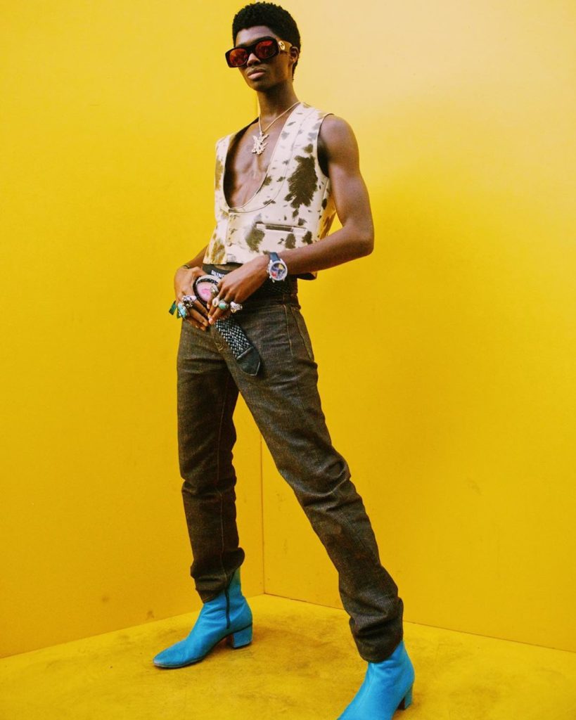 DZALEU.COM - African Lifestyle magazine - Mannequins hommes Noirs : Alton Mason (USA)