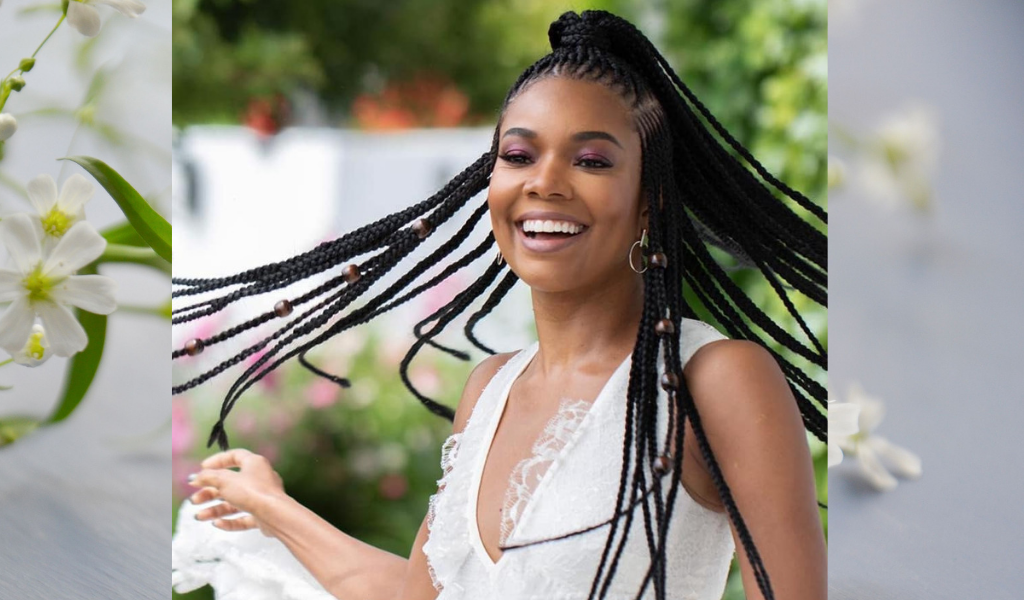 Gabrielle Union with african braids
