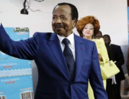 Paul Biya Bi Mvondo, Président de la République du Cameroun et sa femme, Chantal Biya