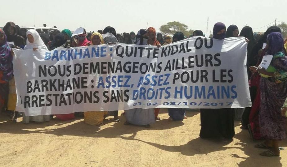Mali : Une manifestation contre la présence française (opération Barkhane)