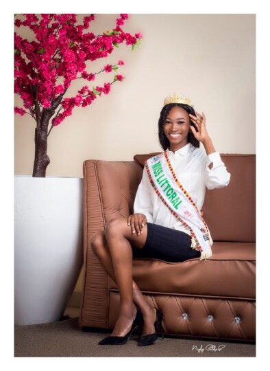 Miss Cameroun 2020 : Duchess Irene KOLLE, N° 13, 24 ans (Miss Littoral)