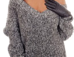 robe pull gris perle