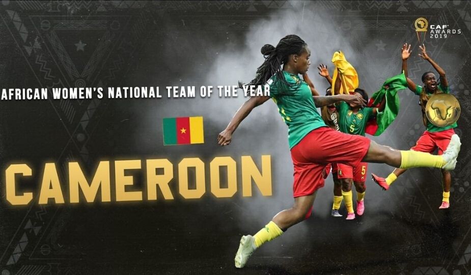 Les Lionnes Indomptables du Cameroun meilleure équipe nationale africaine aux Caf Awards 2019