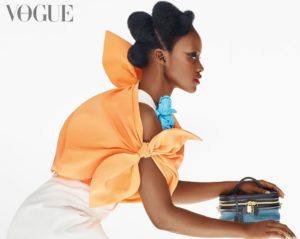 Lupita Nyong'o dans Vogue British Février 2020