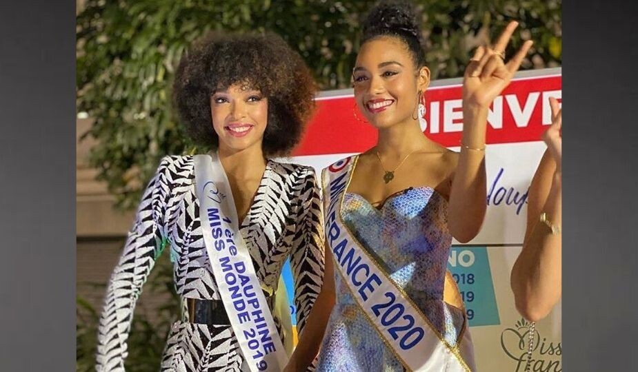 Beautés de Guadeloupe : Ophely Mezino (Miss Monde Europe) et Clémence Botino (Miss France 2020)