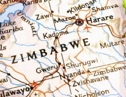 Zimbabwe carte - Harare map