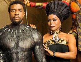 Chadwick Boseman et Angela Bassett (Black Panther, Wakanda)