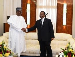 Paul Biya (cameroun) et Muhammadu Buhari (Nigeria)