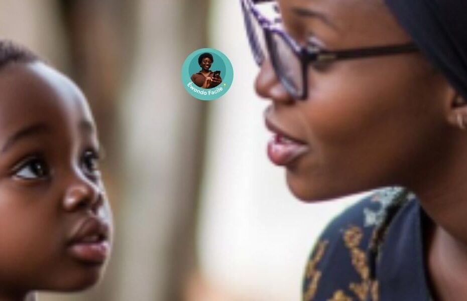 Famille en Ewondo : mère et fils Dzaleumedia